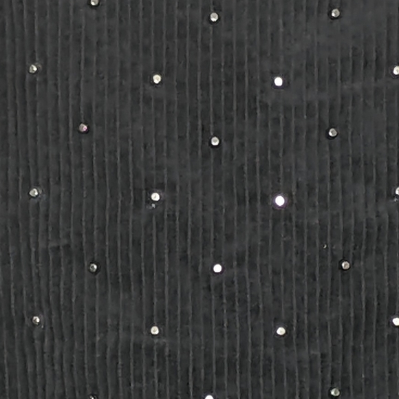 NEW Blank NYC Corduroy Chrome accent skirt AMAZING Sz 12 black - Picture 7 of 7